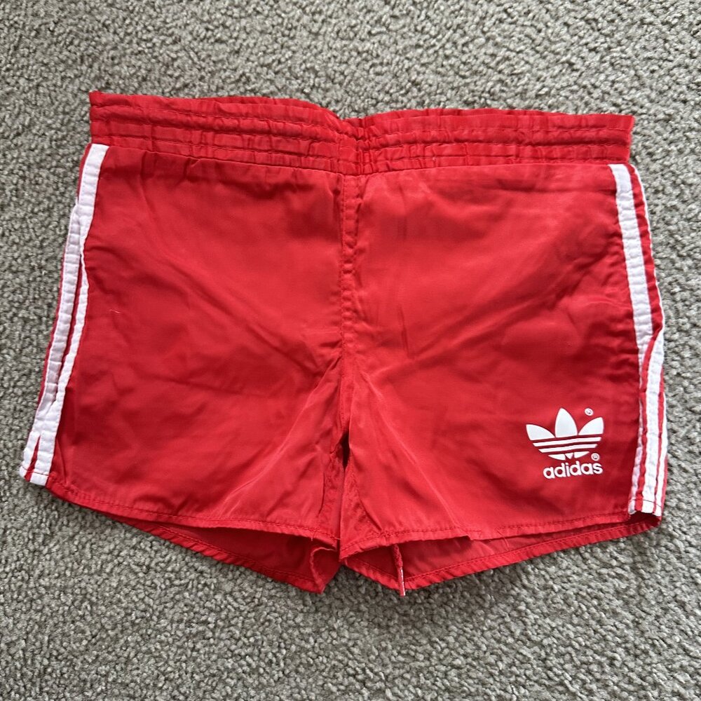 vintage Adidas nylon sprinter shorts